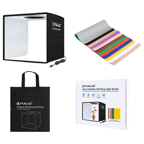 Trendy Maxbell Mini Photo Studio Light Box Built-in LED Light for Jewelry Small Items Comfortable