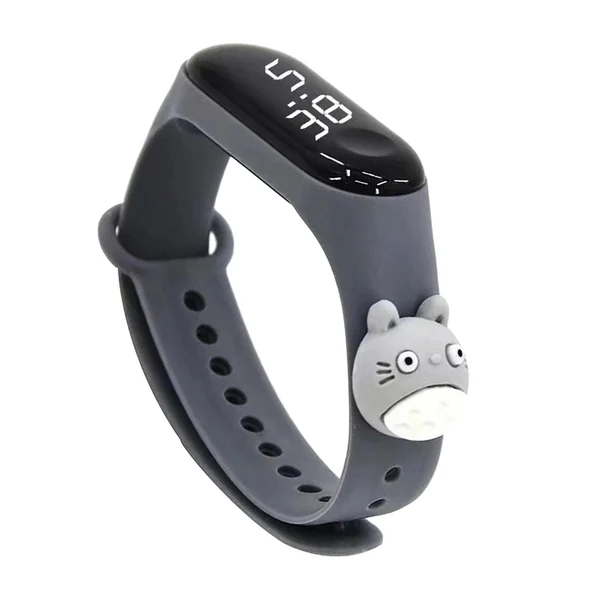 Detailed Maxbell Waterproof Digital Wrist Watch Kids Sports Watch Totoro Fashionable