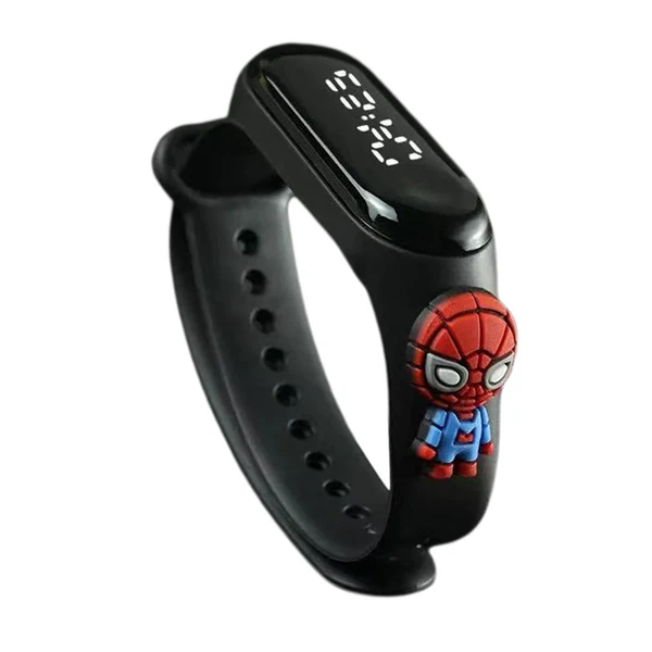 Lightweight Maxbell Waterproof Digital Wrist Watch Kids Sports Watch Spiderman Original Design