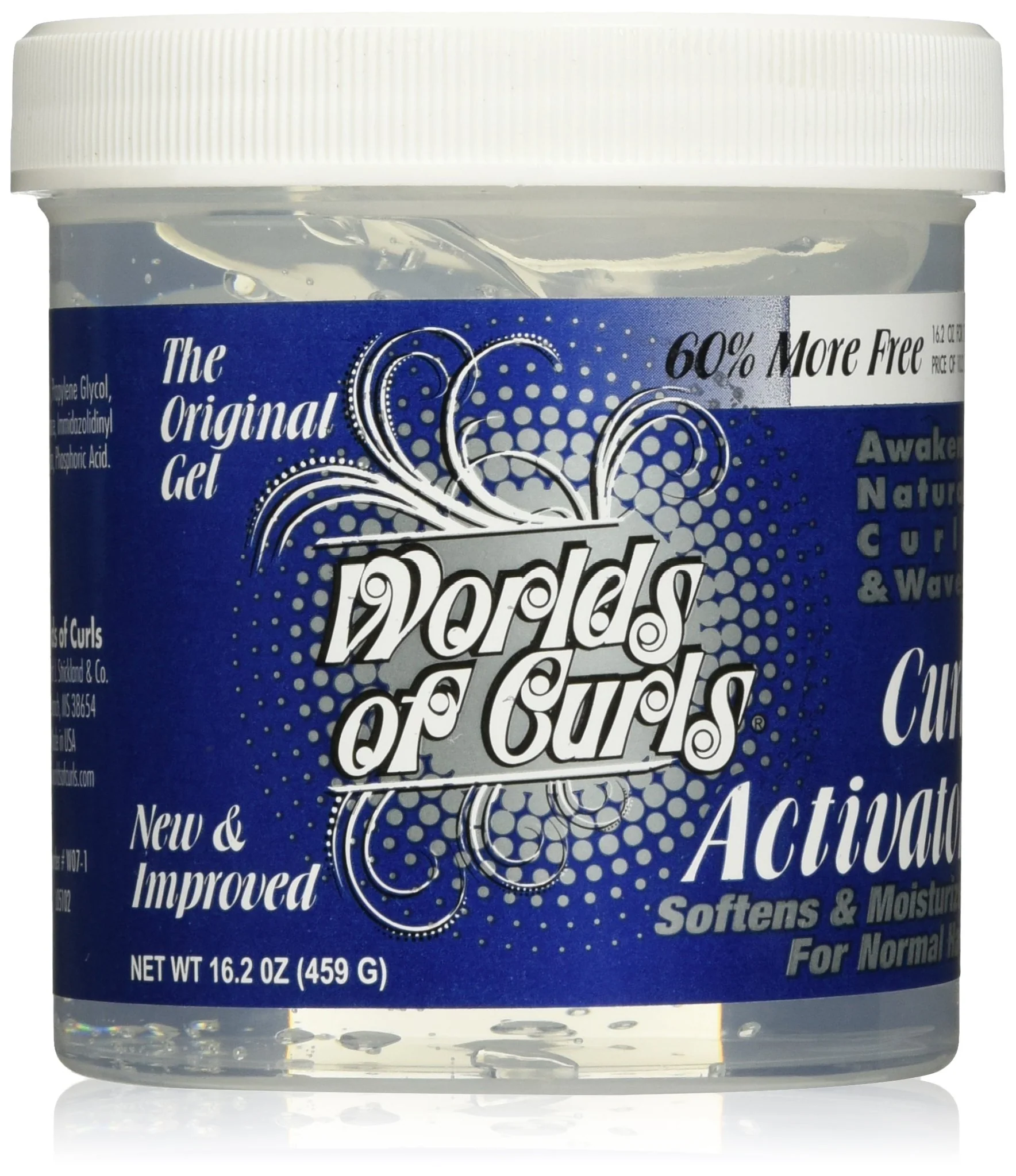 Flexible Worlds Of Curls Curl Activator Regular Gel 16.2 Ounce Comfortable