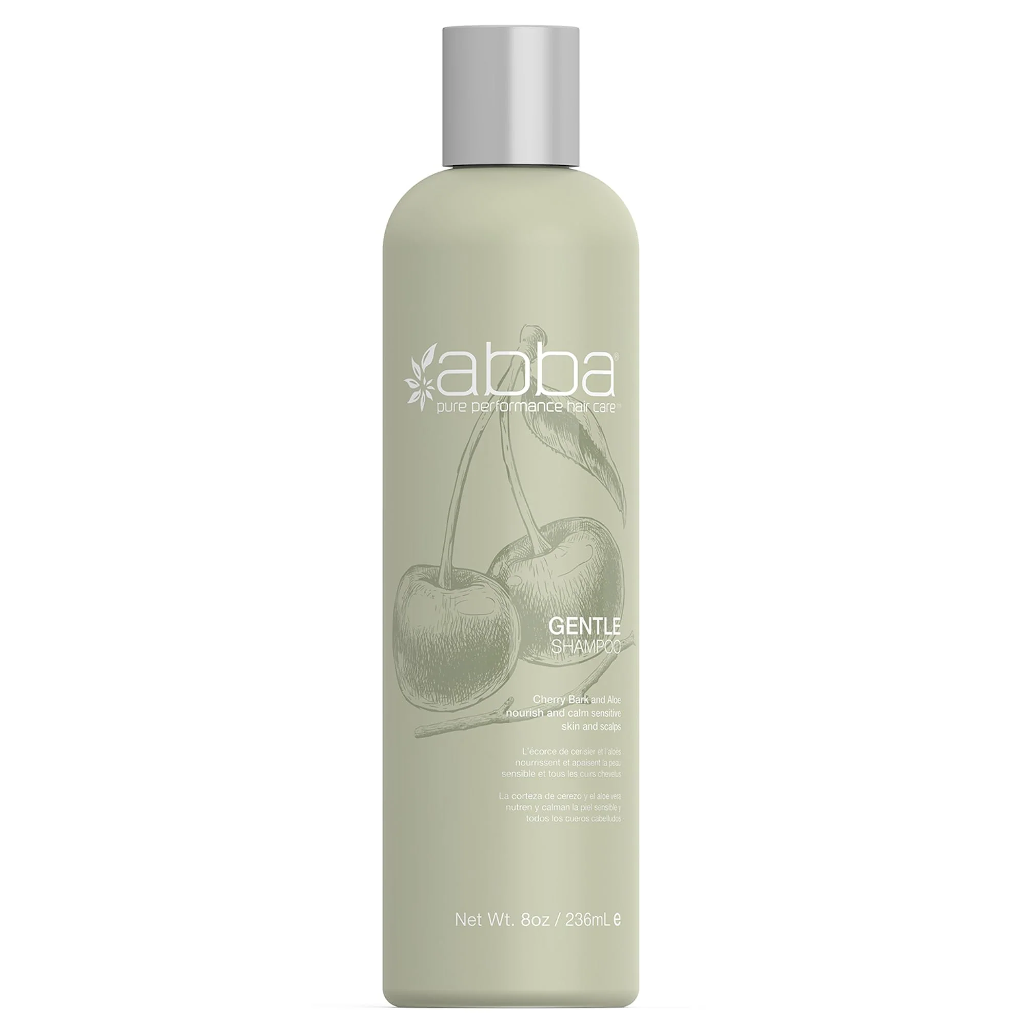 Smart ABBA Gentle Shampoo Cherry Bark Aloe 8 Fl Oz Specialty