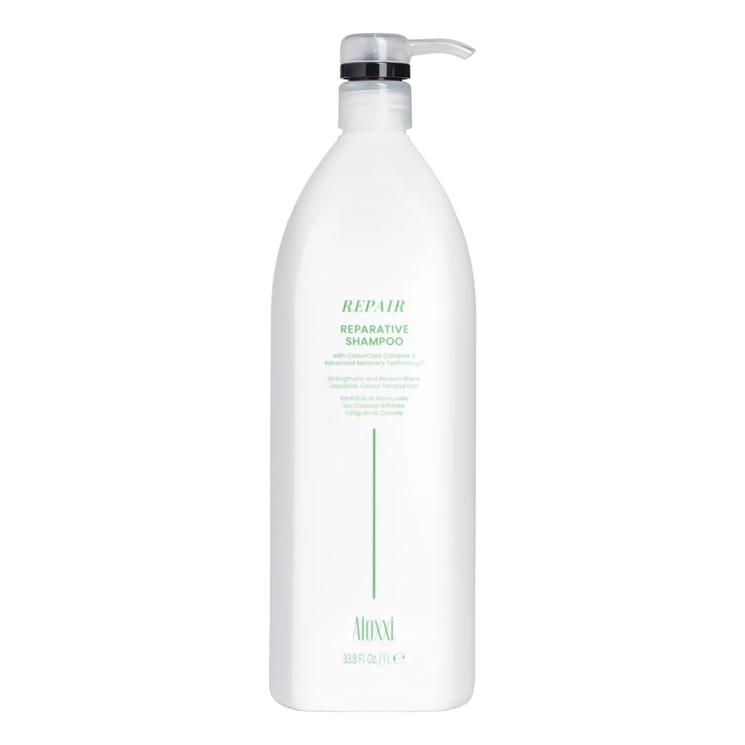 Carefully Designed ALOXXI Reparative Hair Repair Shampoo for Damaged Hair with ColourCare Complex and Advanced Recovery Technology Cleanses Over-Processed Hair 33.8 Fl Smooth