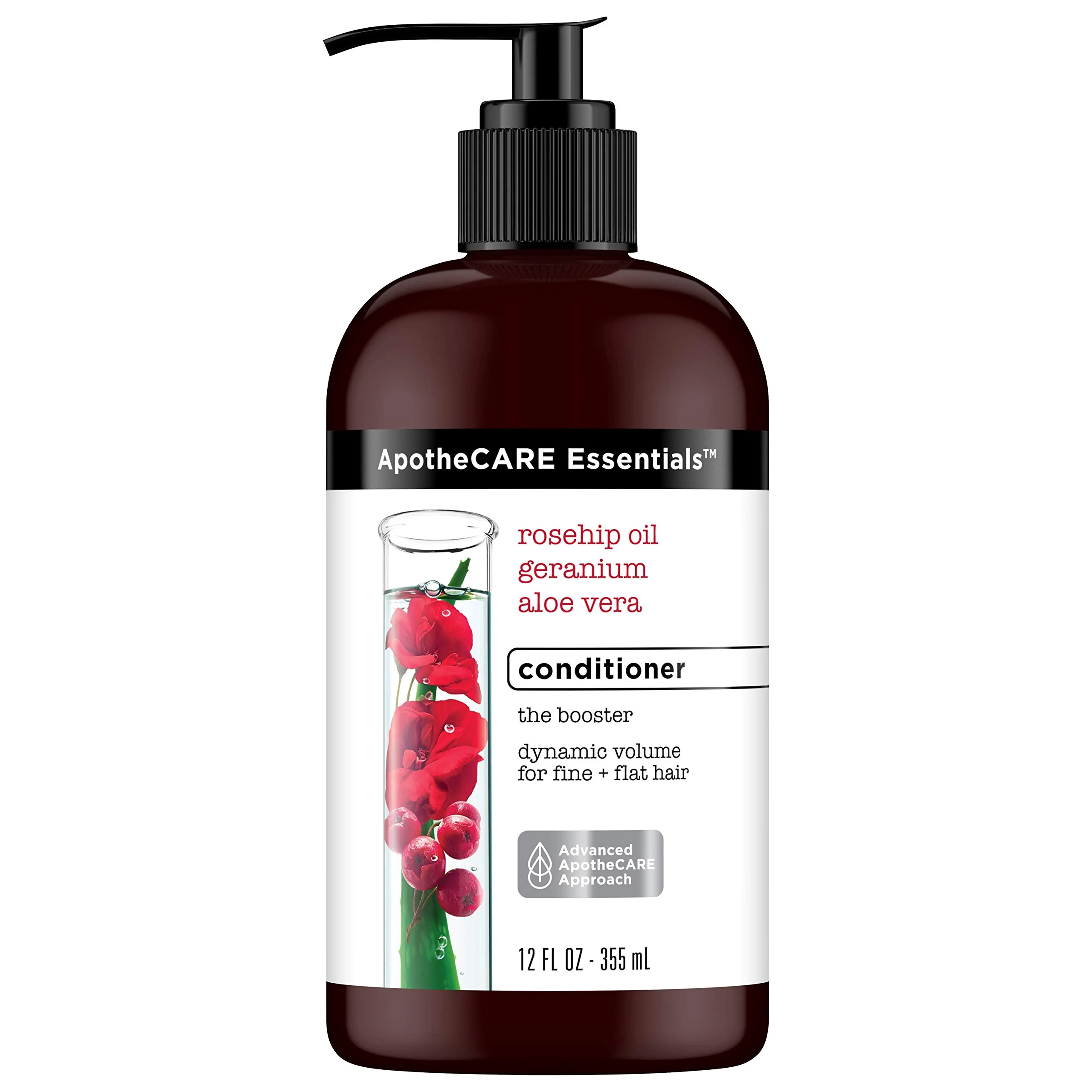 Quality ApotheCARE Essentials The Booster Conditioner Rosehip Oil Geranium Aloe Vera 12 oz Elegant
