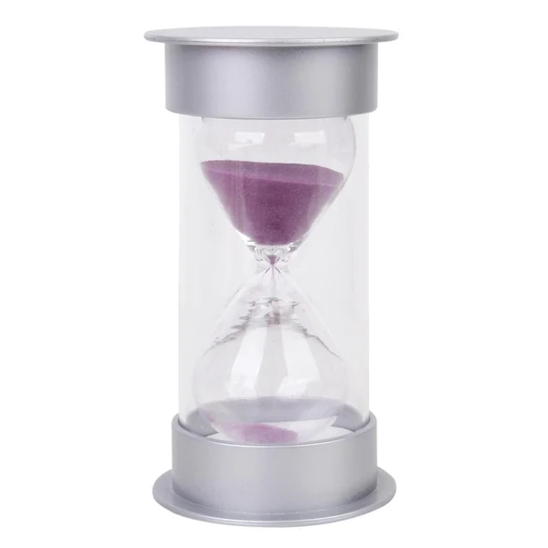 Environmentally Friendly Maxbell Ten Minutes Hourglass Sandglass Sand Timer Home Decor Silver Lid Purple Sand Prestigious