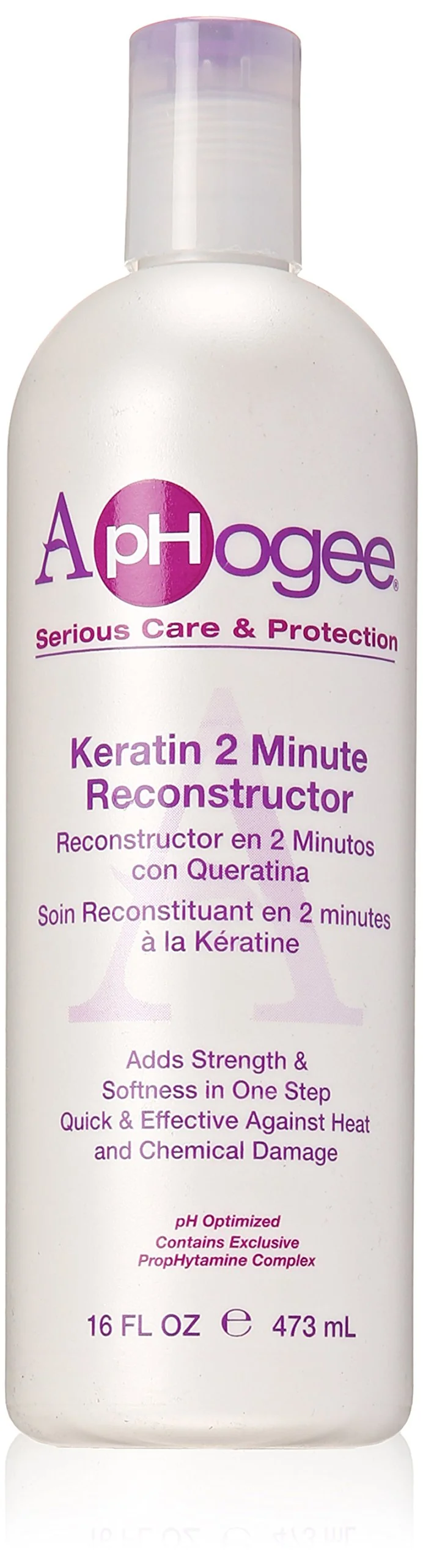 Easy-to-Use ApHogee Intensive 2 Minute Keratin Reconstructor 16 OZ High-Grade