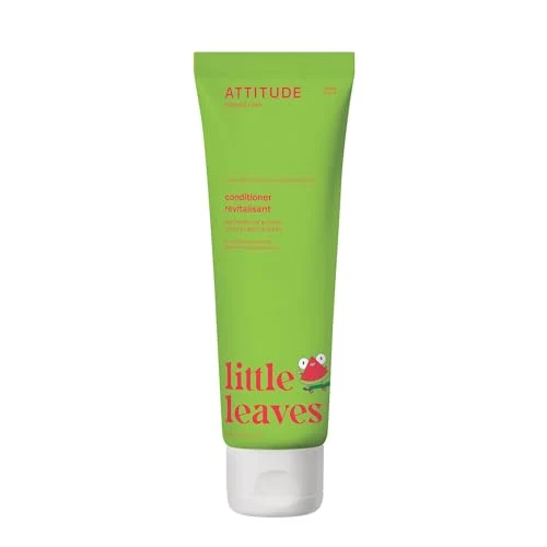 World-Class ATTITUDE Natural Conditioner for Kids Hypoallergenic Vegan Plant- and Mineral-Based Vegan and Cruelty- Watermelon Coco 8 Fl Oz Minimalist