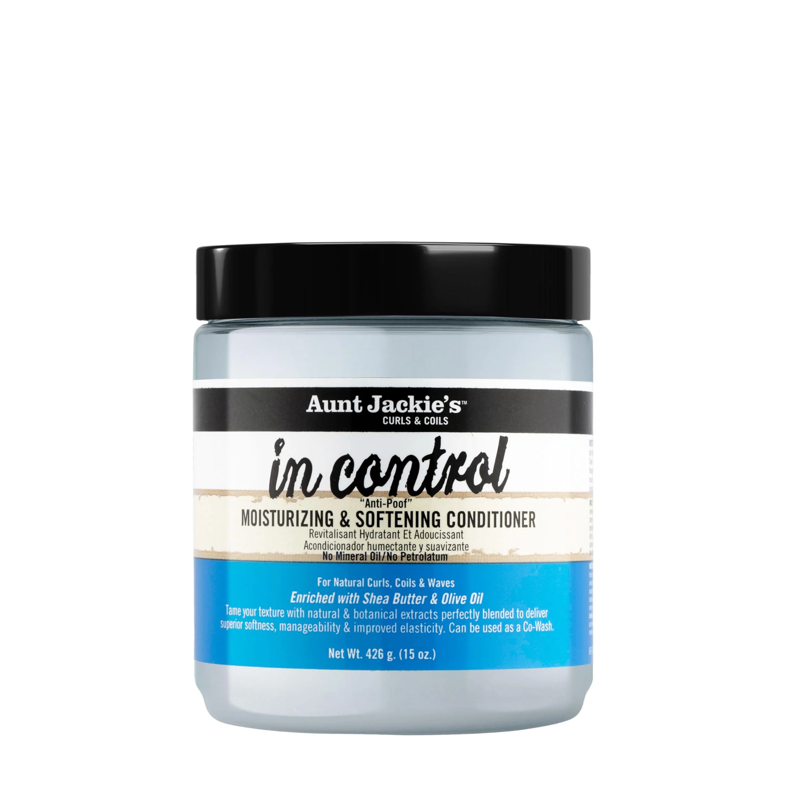 Sophisticated Aunt Jackie's in control 15oz - Anti-Poof Moisturizing Softening Conditioner Outstanding