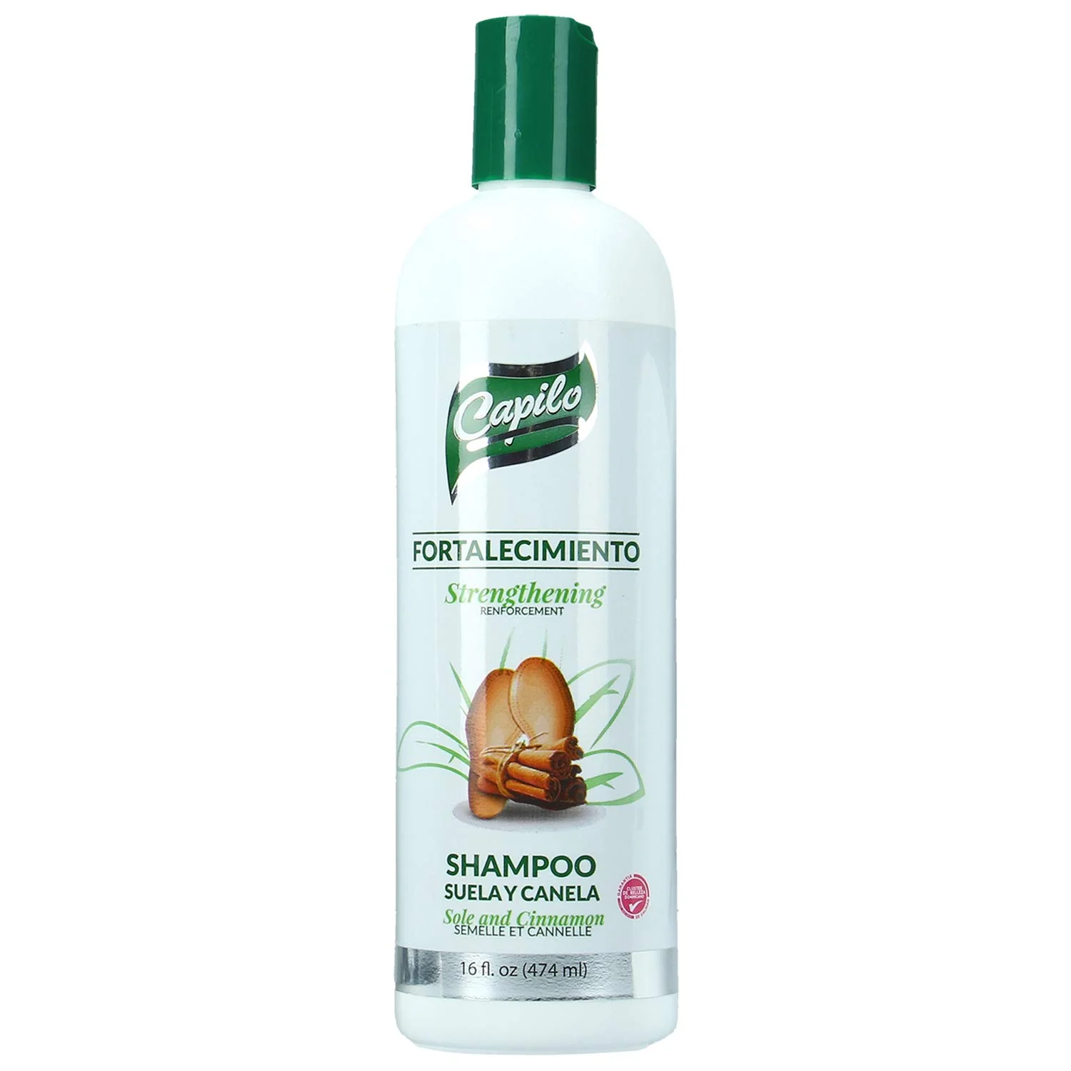 Dependable Capilo Sole and Cinnamon Shampoo for Hair Growth and Strengthening - Anti Hair Fall Thickening Natural Organic No Chemical Nourishing Shampoo Green