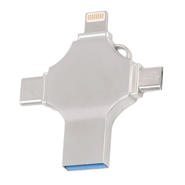 Modern Maxbell New HighSpeed Four-in-one Metal Mobile Phone Flash Drive Memory U Disk 32GB High-End