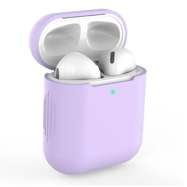 Authentic Maxbell Earphones Protective Cover for Airpods Wireless Earphone Case Light purple Luxury