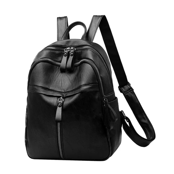 Lightweight Maxbell PU leather Girls Women Backpack School Shoulder Bag Rucksack Tote Bookbag High-Performance