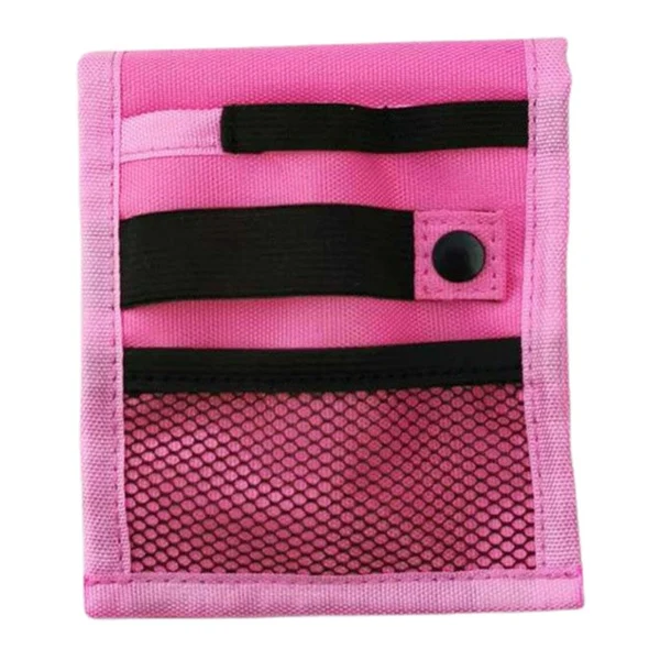 Organic Maxbell Pen Holder Organizer Tool Case Quick Pick Bag for Lab Coat Pencil Pouch Pink Soft
