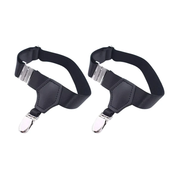 Trendy Maxbell 1 Pair Mens Sock Garters Belt Adjustable Elastic Sturdy Mens Unisex Men Premium Material