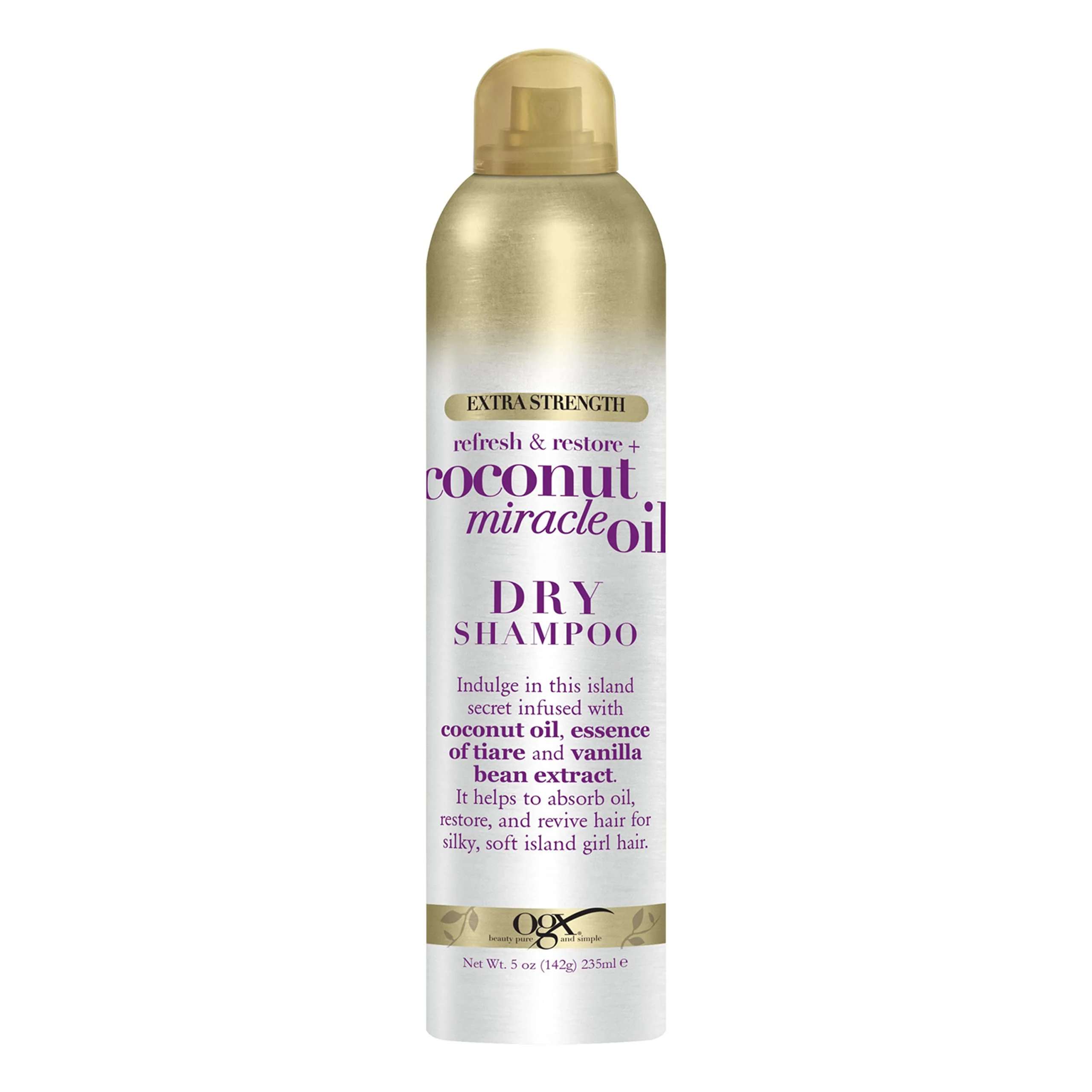 User-Friendly OGX Extra Strength Refresh Restore Dry Shampoo Coconut Oil 5 Ounce Minimalist