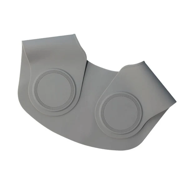 Superior Maxbell Silicone Hair Cutting Non Slip Neck Shawl for Haircut or Dye Stylist Salon Gray Professional