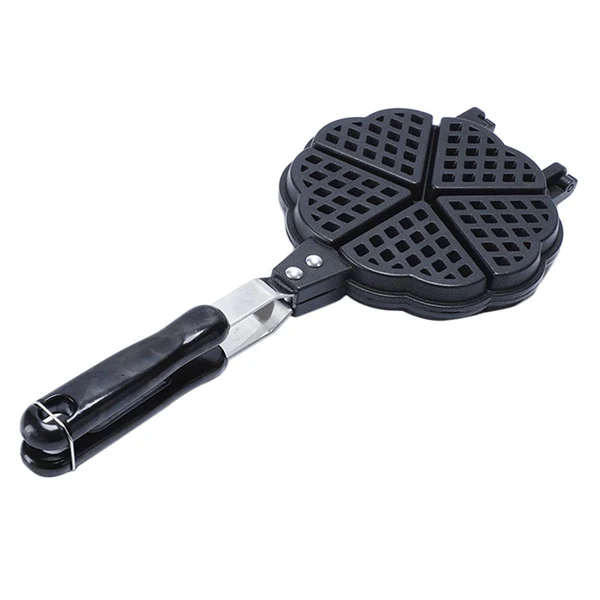 Fine Crafted Maxbell Mini Waffle Maker Pan Party Food Maker Campware 6 for Snacks Breakfast Professional