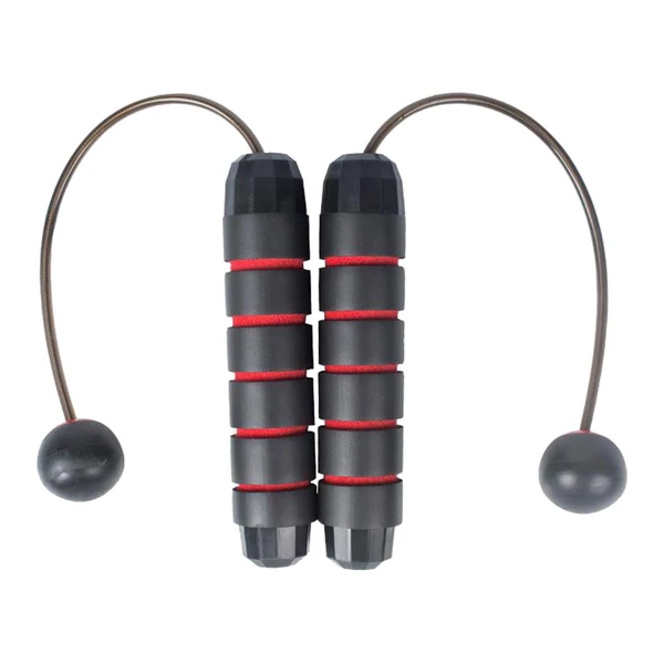 Traditional Maxbell Fintess Ropeless Jump Rope Cordless Skipping Rope Home Gym Red Modern