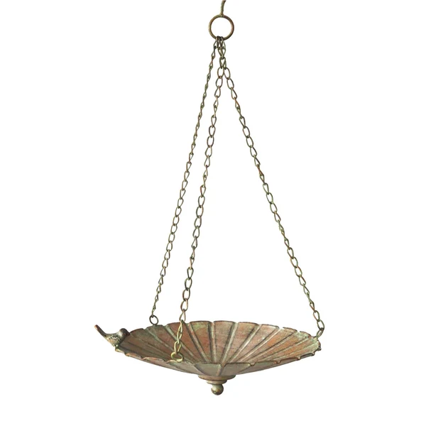 Secure Maxbell Iron Hanging Bird Feeder Seed Tray Birdbath Backyard Finches Chickadees Versatile