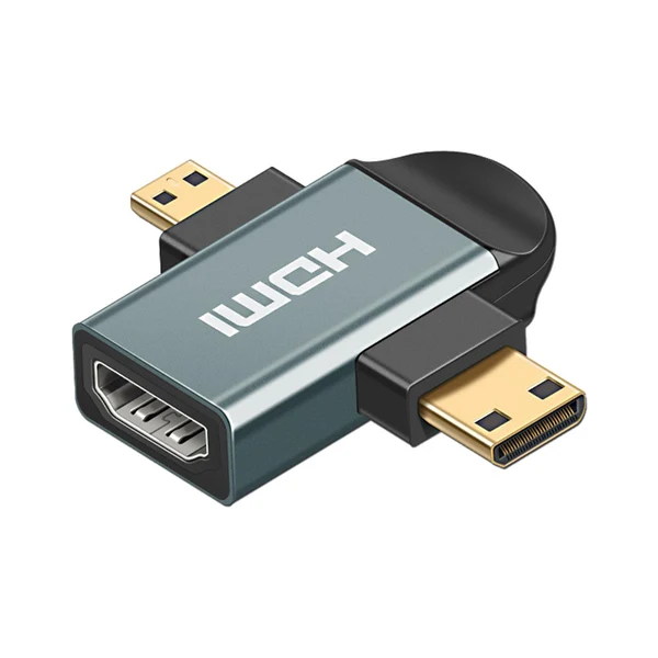 Functional Maxbell Micro HDMI Mini Male to Female HDMI Adapter 2K HD Connector Cable Converter Convenient