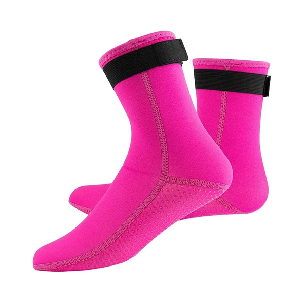 Clean Maxbell Neoprene Diving Scuba Boots 3mm Surfing Snorkeling Socks Rose Red M Elite