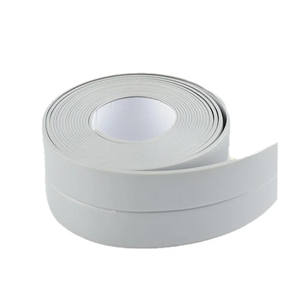 Durable Maxbell PVC Wall Sealing Strip Tape Waterproof Self Adhesive Caulk Kitchen Bathroom Gray Refined