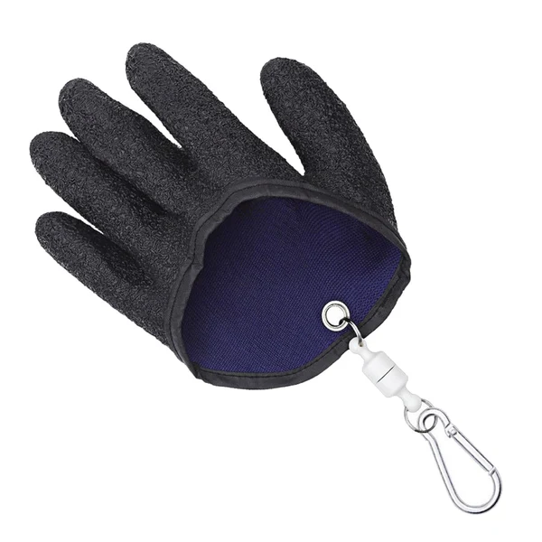 Premium Maxbell Right Left Fishing Gloves w Magnet Hooks Puncture Resistant Left Hand Professional