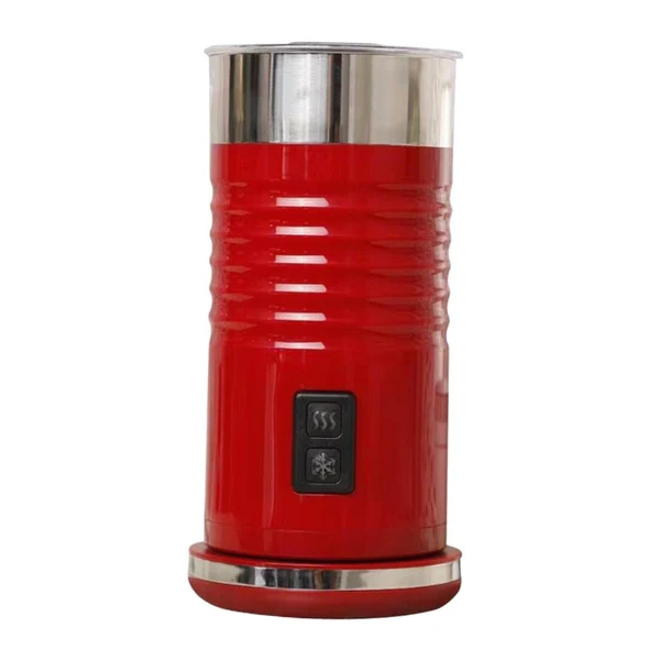 Organic Maxbell Electric Milk Frother Hot Cold Foam Maker Milk Warmer for Latte Art EU Red Original