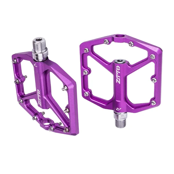 Crafted Maxbell MTB Bicycle Pedals 9 16 Lightweight Sealed Bearing Flat Pedal Purple Artisan