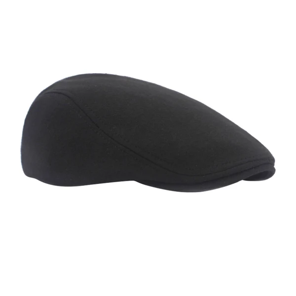 Pure Maxbell Cotton Newsboy Hat Classic Hat Flat Cap Winter Spring Fall Beret Black Efficient