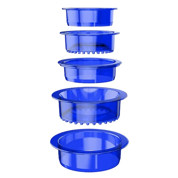 Efficient Maxbell Sandwich Cutter and Sealer for Kids Childrens Portable blue round 5pcs Sophisticated