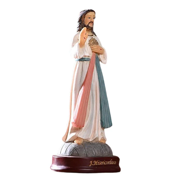 Reusable Maxbell European Handpaint Holy Jesus Statue Figurine Religious Sculpture Collection Certified