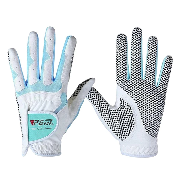Practical Maxbell Women's Golf Glove Breathable Left Right Hand Golfer Gloves White Blue XXL Quality