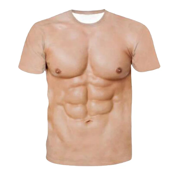 First-Class Maxbell 3D Graphic Digital Printed MuscleT-shirt Men Christmas Halloween S Environmentally Friendly