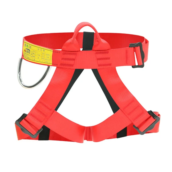 Traditional Maxbell Climbing Harness Fall Protection Protect Waist Half Body Belt Red Artisan