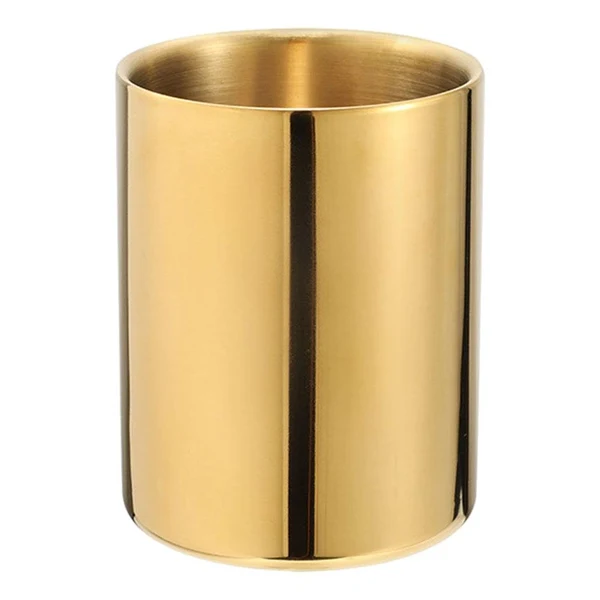 Trusted Maxbell Gold Pen Holder Makeup Brush Cup Flower Pot Pencil Storage Container Vase Relaxed