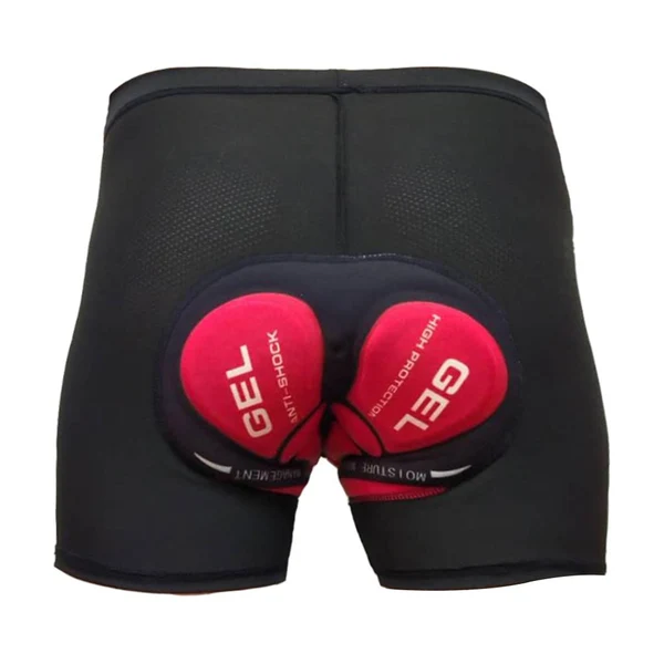 Crafted Maxbell Cycling 3D Padded Shorts Bike Cycling Underwear Tight Short Pants Red 2XL Functional