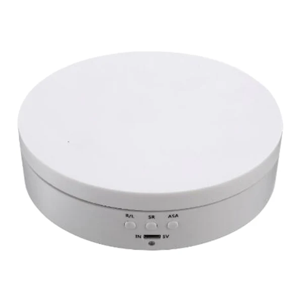 Outstanding Maxbell Electric Rotating Display Stand Turntable Jewelry Model Toys Holder White Excellent