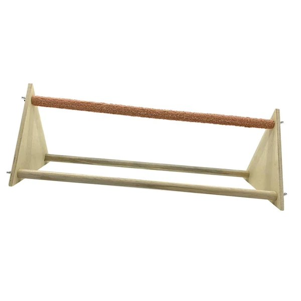 Lightweight Maxbell Parrot Bird Wooden Perch Stand Bird Grinding Claws Rod For Birds Chicken Minimalist