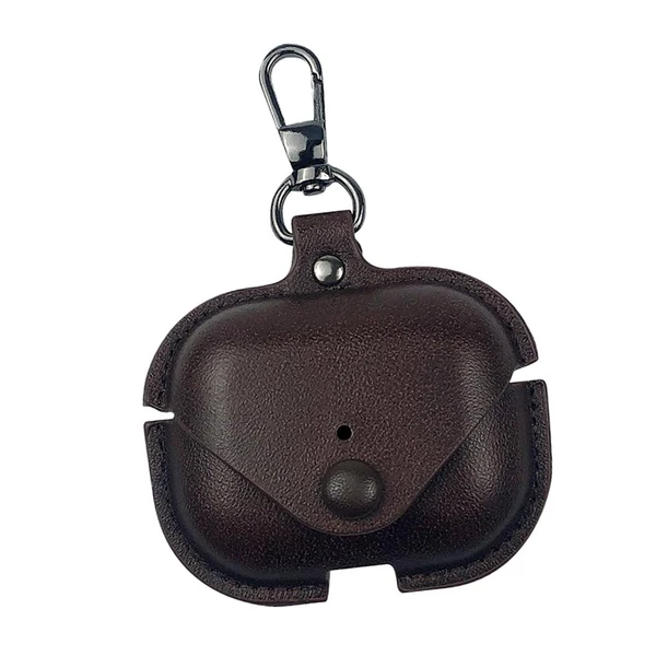 Quality Maxbell Earphone Case PU Leather Protective Case Cover for Airpods Pro Deep Brown Responsible