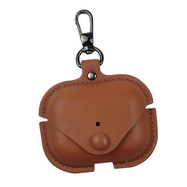 Quality Maxbell Earphone Case PU Leather Protective Case Cover for Airpods Pro Brown Unique