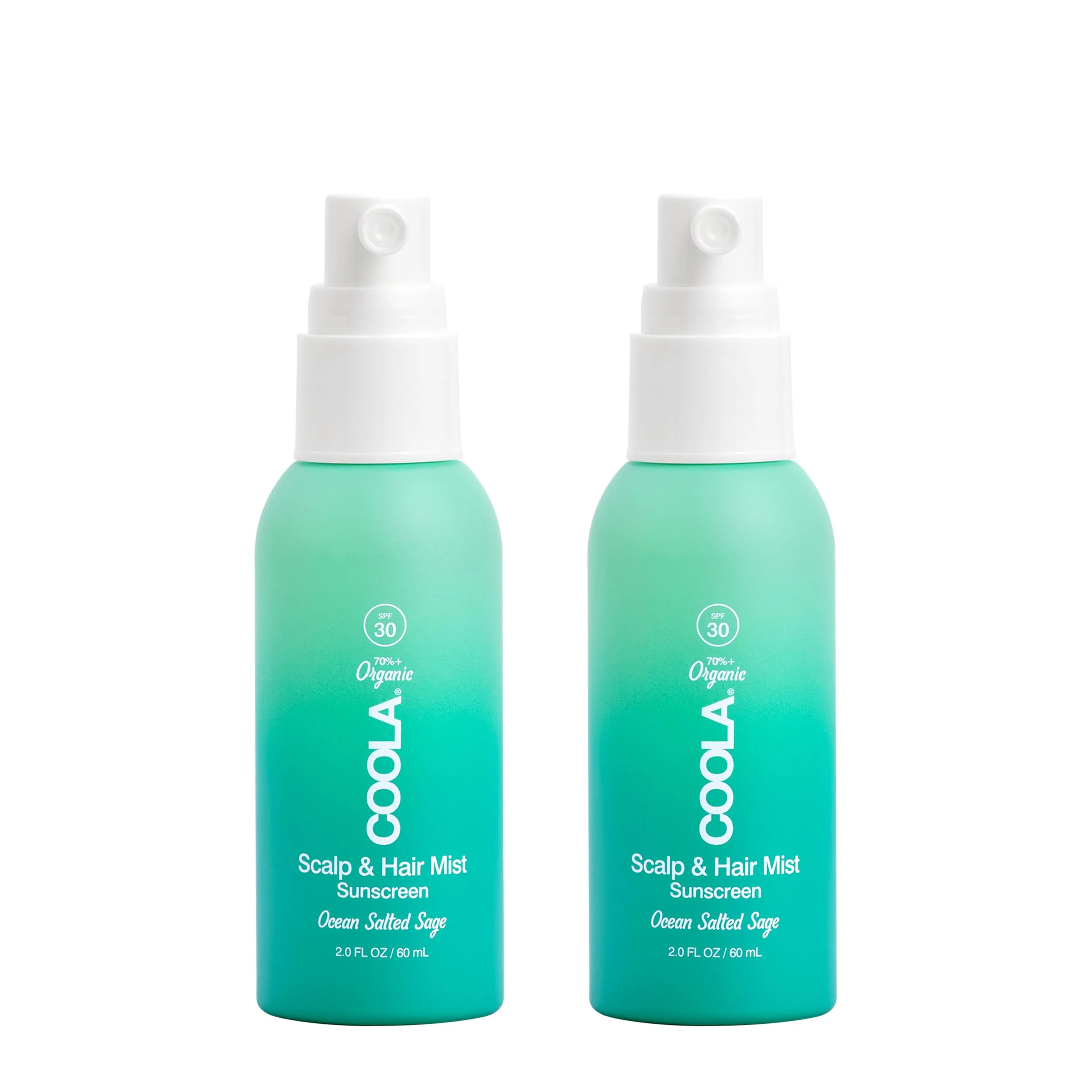 Luxury COOLA Organic Scalp Spray Hair Sunscreen Mist with SPF 30 Dermatologist Tested Hair Care for Daily Protection Vegan and Gluten Ocean Salted First-Class