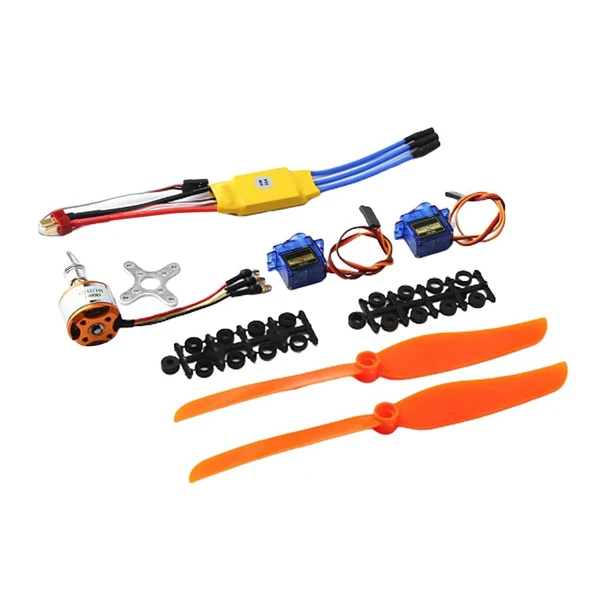 Convenient Maxbell A2212 1400KV Brushless Motor 30A ESC 9G Servo Propeller for RC Airplane Part Luxury