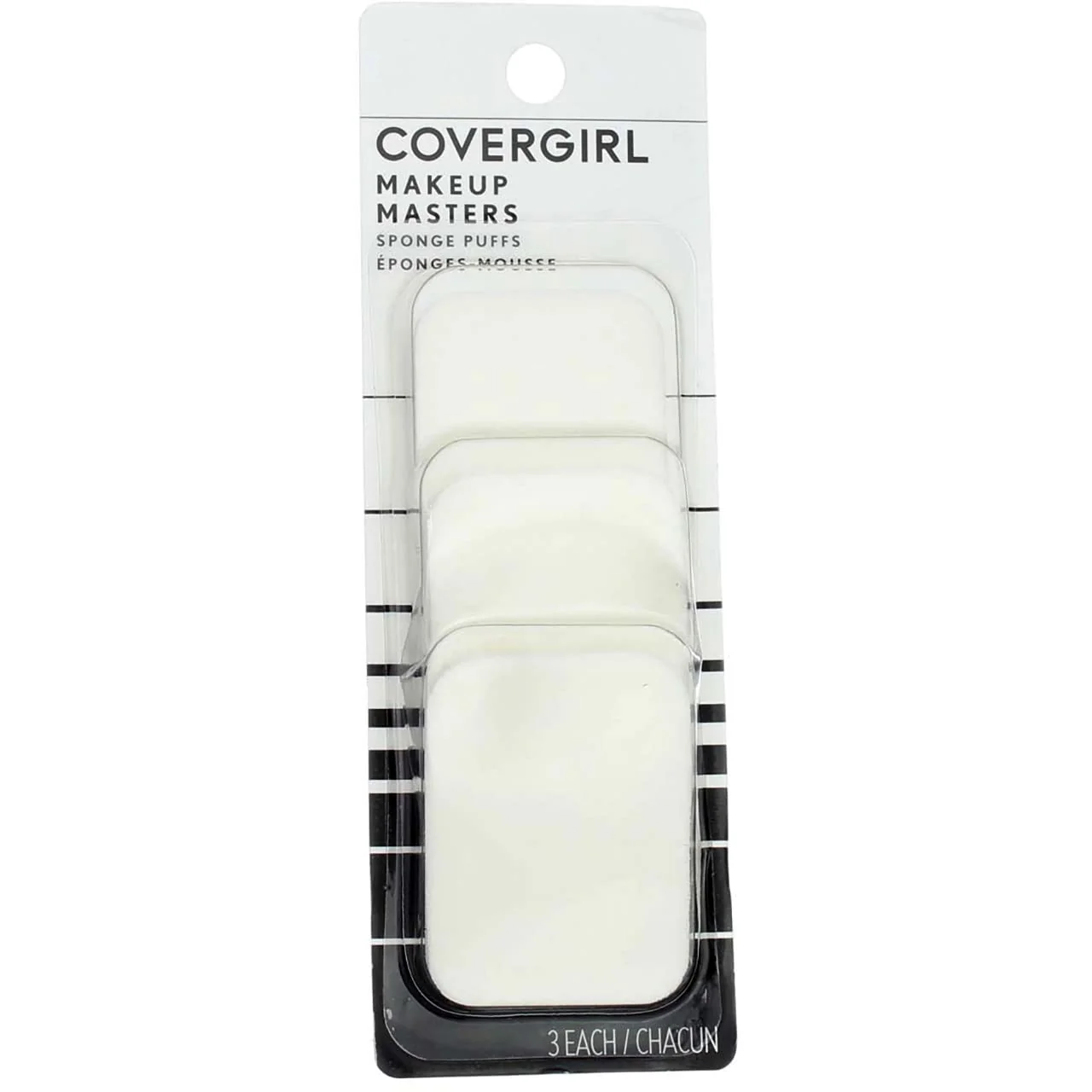 Premium CoverGirl Makeup Masters Sponge Puffs 3 ea Pack of 4 Solid
