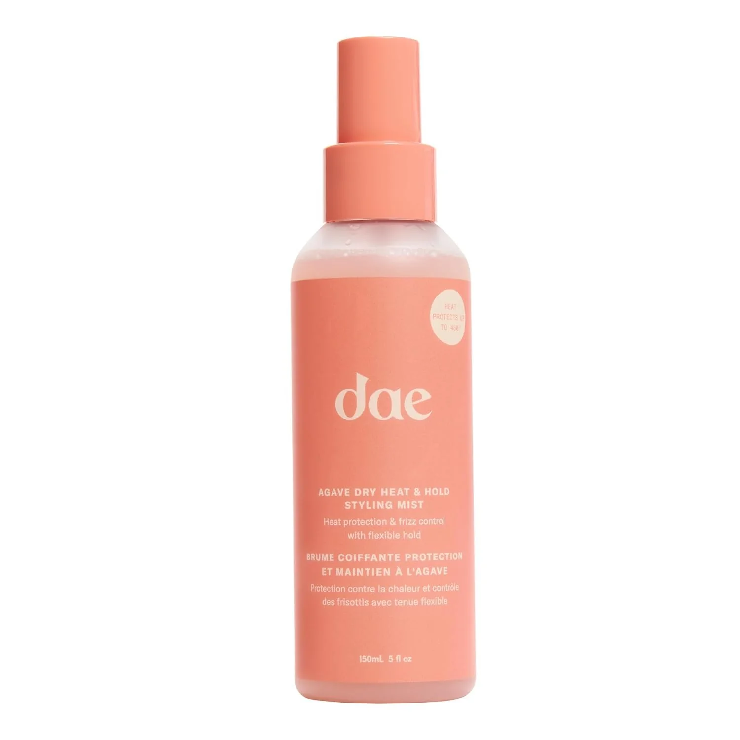Comfortable DAE Agave Dry Heat Protection Spray - Protects Controls Frizz Light Hold 5 oz. Clean