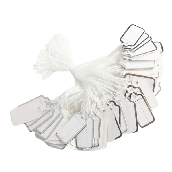 Powerful Maxbell Jewellery Ring Labels Price Tags Tie On White Strung Price Tags Silver Relaxed