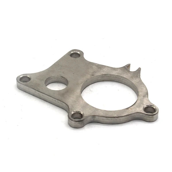 Dependable Maxbell T3 5 Bolts T3 T4 Turbo Downpipe Flange Stainless Steel w 1 Wastegate Hole Smooth
