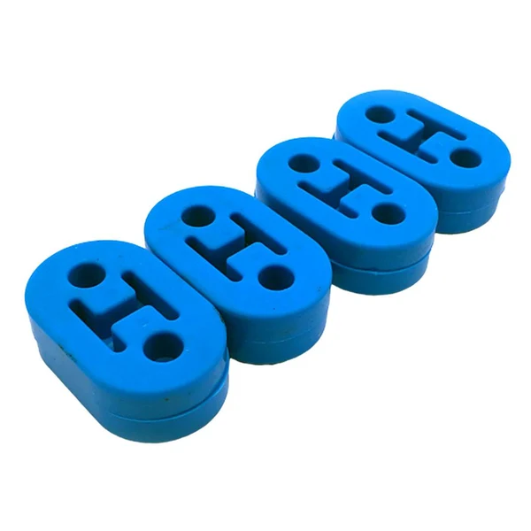 Stylish Maxbell 4x Universal Silicone Muffler Exhaust Hanger short Hangers Blue 12mm- 1 2 Modern