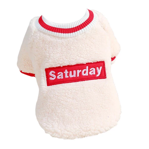 Original Maxbell Cute Dog Puppy Winter Warm Coat Dogs Comfortable Outdoor Apparels Beige-M Trendy