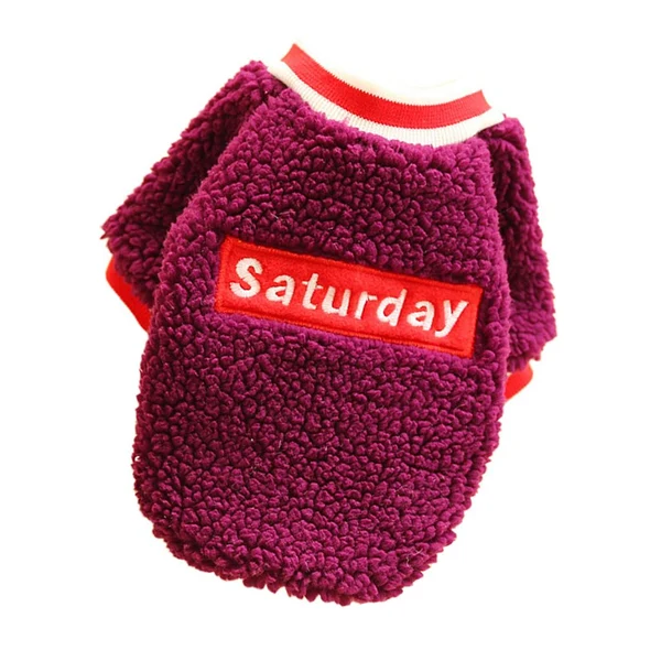 Responsible Maxbell Cute Dog Puppy Winter Warm Coat Dogs Comfortable Outdoor Apparels Purple-XS Environmentally Friendly