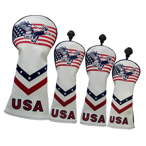 Soft Maxbell 4pcs Set Golf Headcover 460cc Driver Wood Head Cover with No. Tag Versatile